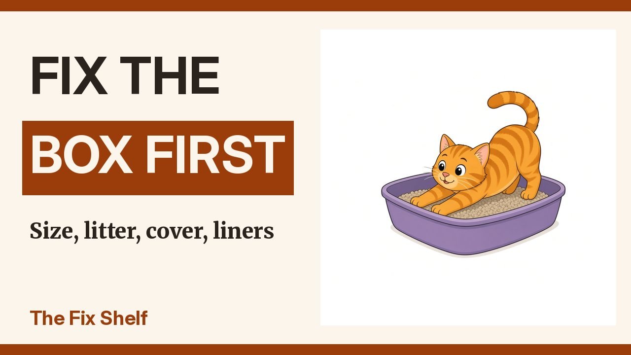 Cat Peeing Outside the Litter Box? Fix the Box First (Size, Litter, Covers, Liners)